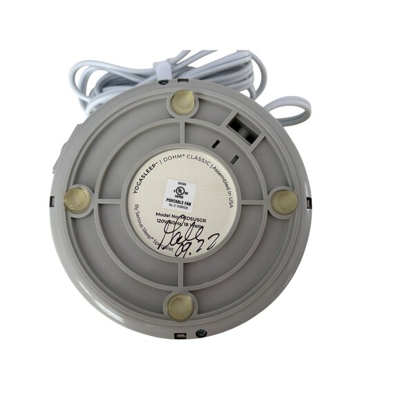 Yogasleep Dohm Classic The Original White Noise Machine Model MIDSUSGR Gray - Picture 6 of 6